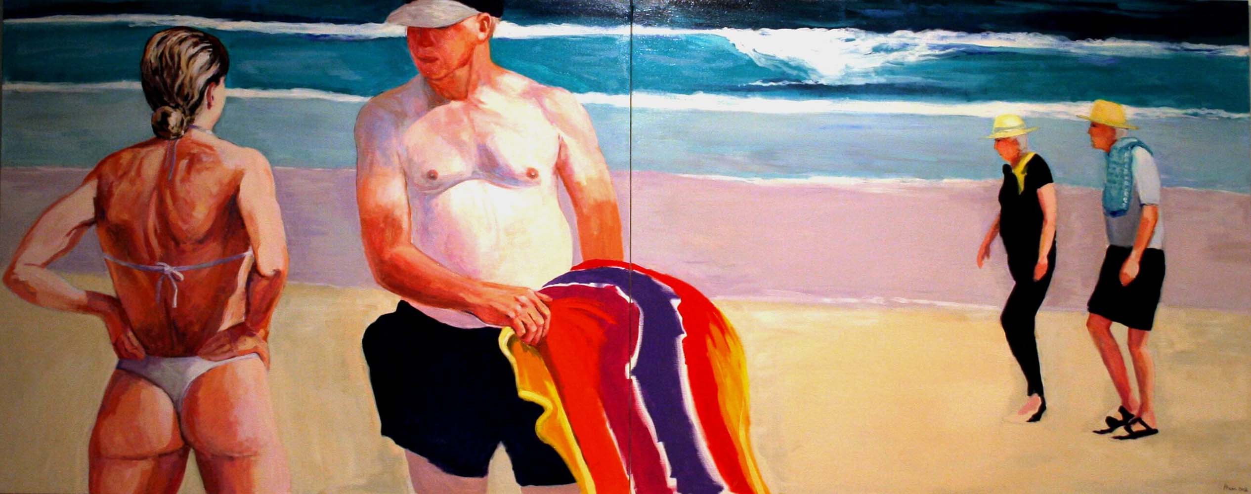 On The Beach (After Eric Fischl)